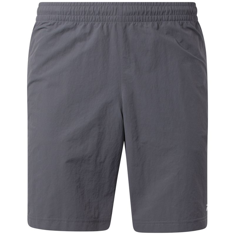 Pantaloneta-reebok-para-hombre-Id-Train-Utility-Short-para-entrenamiento-color-gris.-Frente-Sin-Modelo