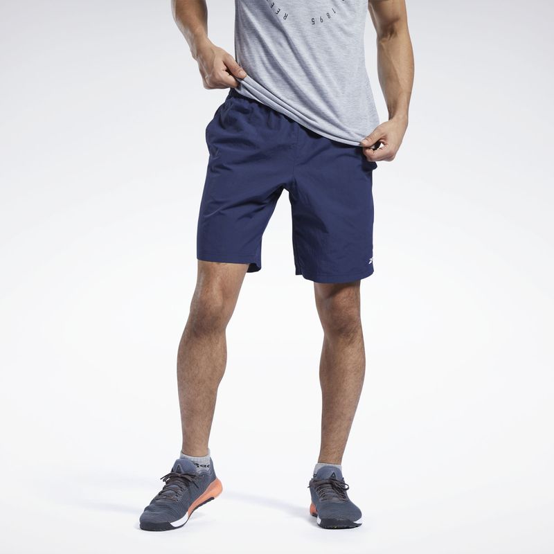 Reebok Id Train Utility Short Pantaloneta azul de hombre para