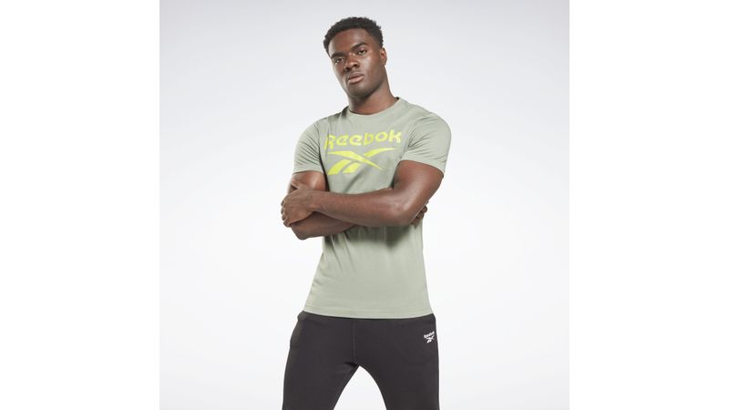 Reebok Camiseta estampada para hombre Running Essentials