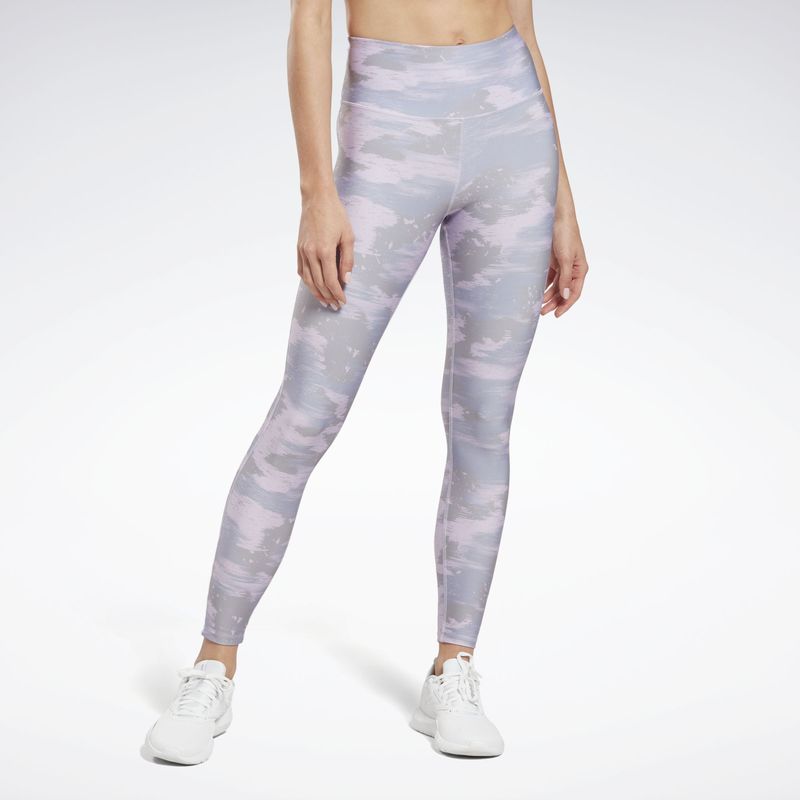 Reebok Id Train Camo Tight Licra morado de mujer para