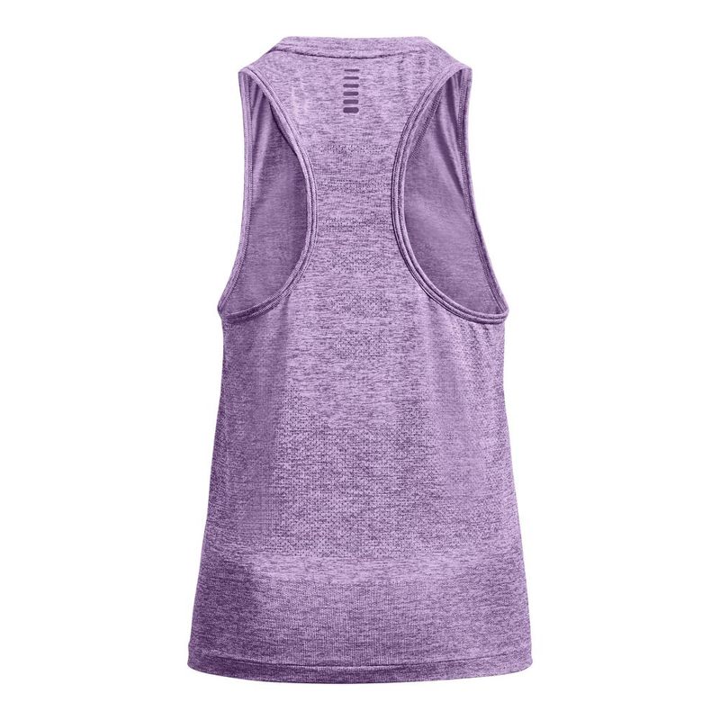 Camiseta-Manga-Sisa-under-armour-para-mujer-Ua-Seamless-Stride-Singlet-para-correr-color-morado.-Reverso-Sin-Modelo