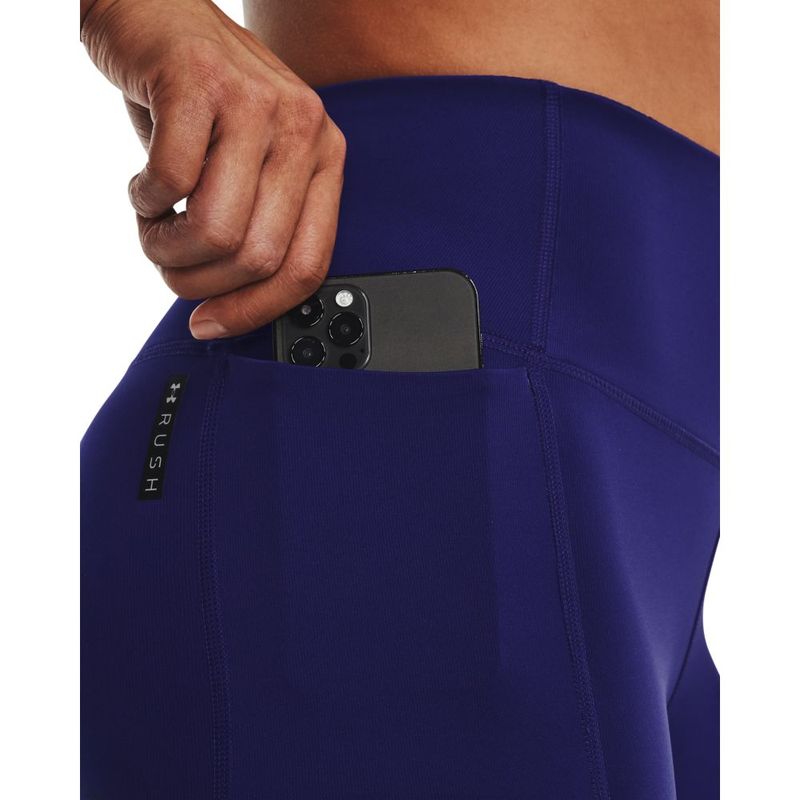 Licra-under-armour-para-mujer-Ua-Sf-Rush-Ank-Leg-Perf-para-entrenamiento-color-azul.-Bolsillo