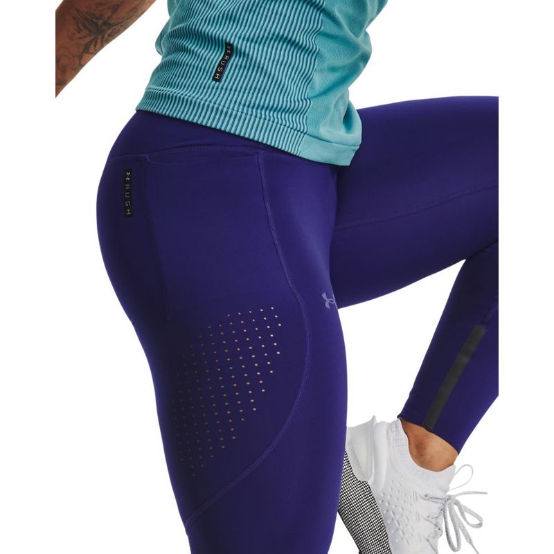 Licra-under-armour-para-mujer-Ua-Sf-Rush-Ank-Leg-Perf-para-entrenamiento-color-azul.-Manga