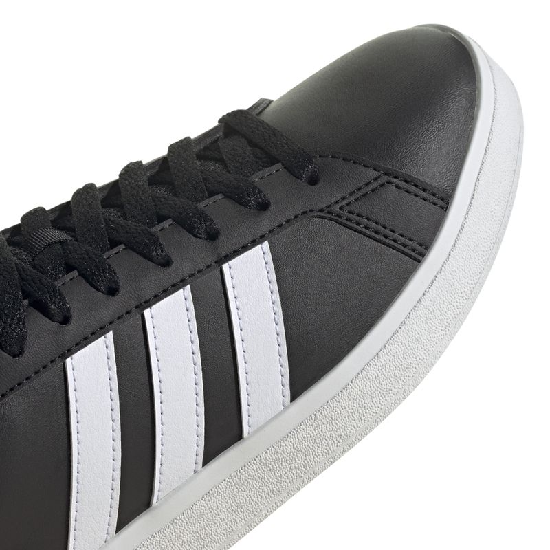 Tenis-adidas-para-mujer-Grand-Court-Base-2.0-para-moda-color-negro.-Detalle-1