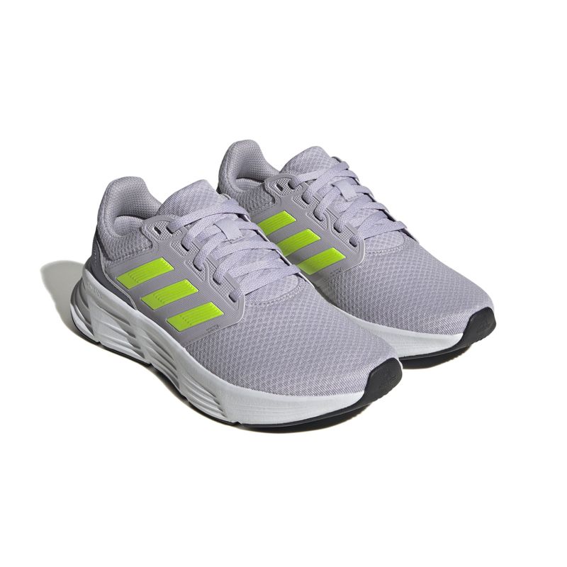 Tenis-adidas-para-mujer-Galaxy-6-W-para-correr-color-gris.-Par-Alineados