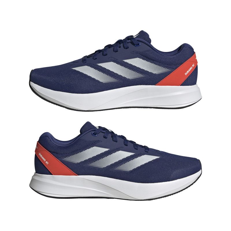 Tenis-adidas-para-hombre-Duramo-Rc-U-para-correr-color-azul.-Par-Laterales