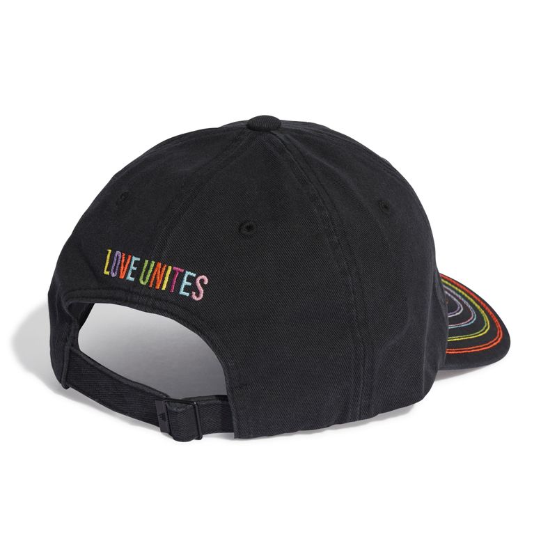 Gorra-adidas-para-hombre-Cap-Pride-Rm-para-entrenamiento-color-negro.-Reverso-Sin-Modelo