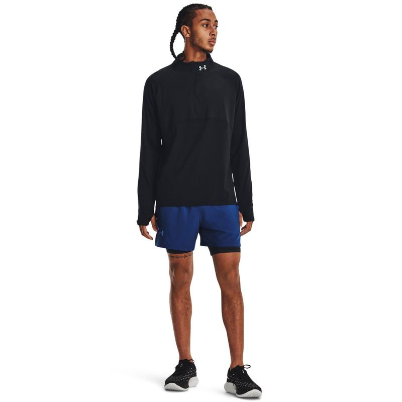 Pantaloneta-under-armour-para-hombre-Launch-Elite-2In1-5-Short-para-correr-color-azul.-Outfit-Completo