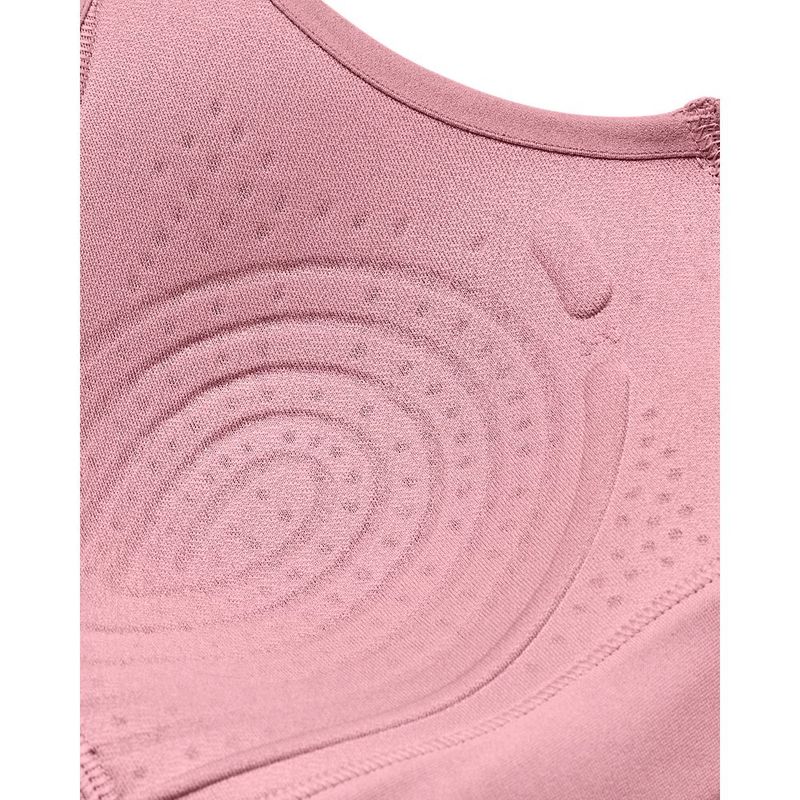 Top-under-armour-para-mujer-Ua-Infinity-High-Bra-Zip-para-entrenamiento-color-rosado.-Material