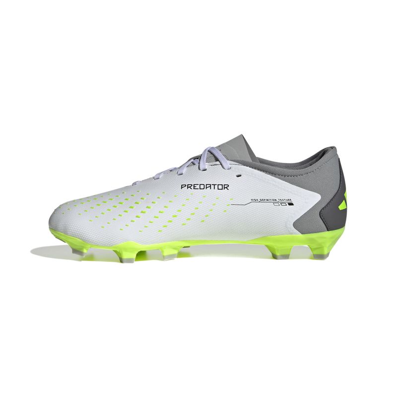 Guayos-adidas-para-hombre-Predator-Accuracy.3-para-futbol-color-blanco.-Lateral-Interna-Izquierda