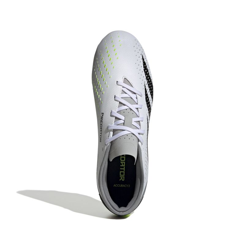 Guayos-adidas-para-hombre-Predator-Accuracy.3-para-futbol-color-blanco.-Capellada