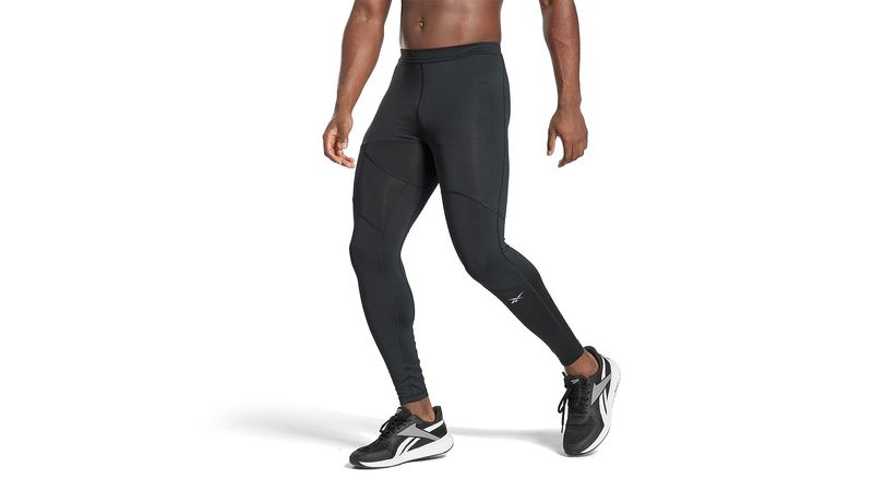 Reebok Leggins Running Hombre Speedwick Tight negro