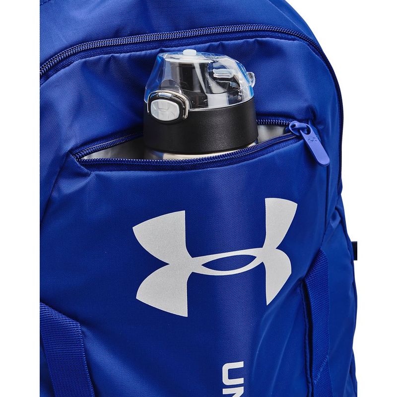 Gym-Sack-under-armour-para-hombre-Undeniable-Sackpack-para-entrenamiento-color-azul.-Frente-Sobre-Modelo
