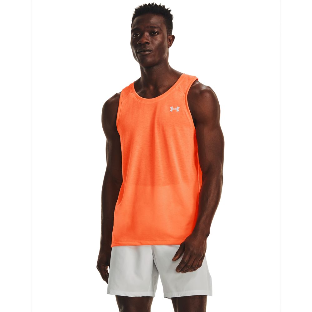 Under Armour Camiseta Streaker Naranja para Hombre