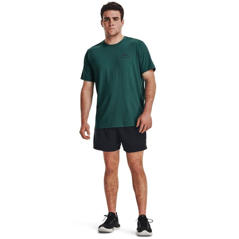 Camiseta-Manga-Corta-under-armour-para-hombre-Ua-Rush-Energy-Ss-para-entrenamiento-color-verde.-Outfit-Completo