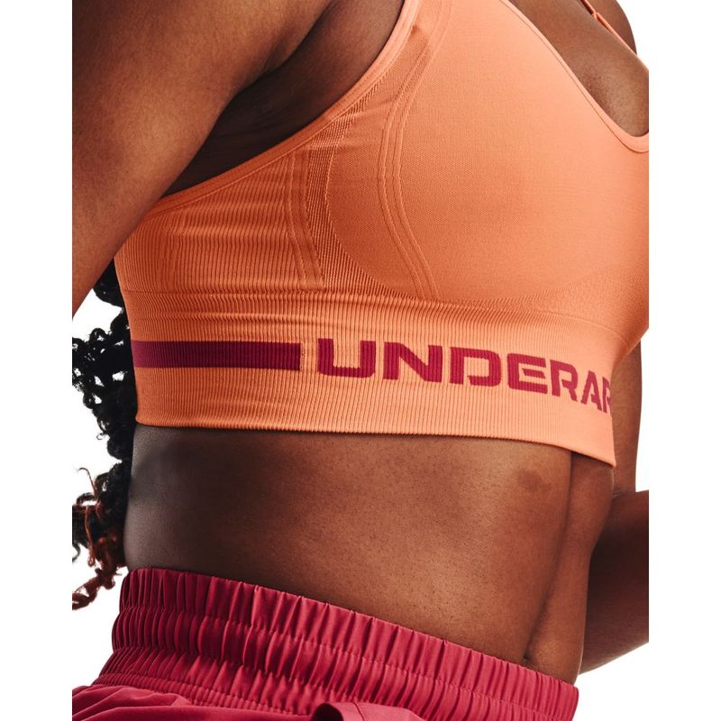 Top-under-armour-para-mujer-Ua-Seamless-Low-Long-Bra-para-entrenamiento-color-naranja.-Bolsillo