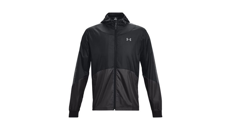 Under Armour Chaqueta cortavientos UA Team Legacy para hombre (talla XL),  Marina de medianoche