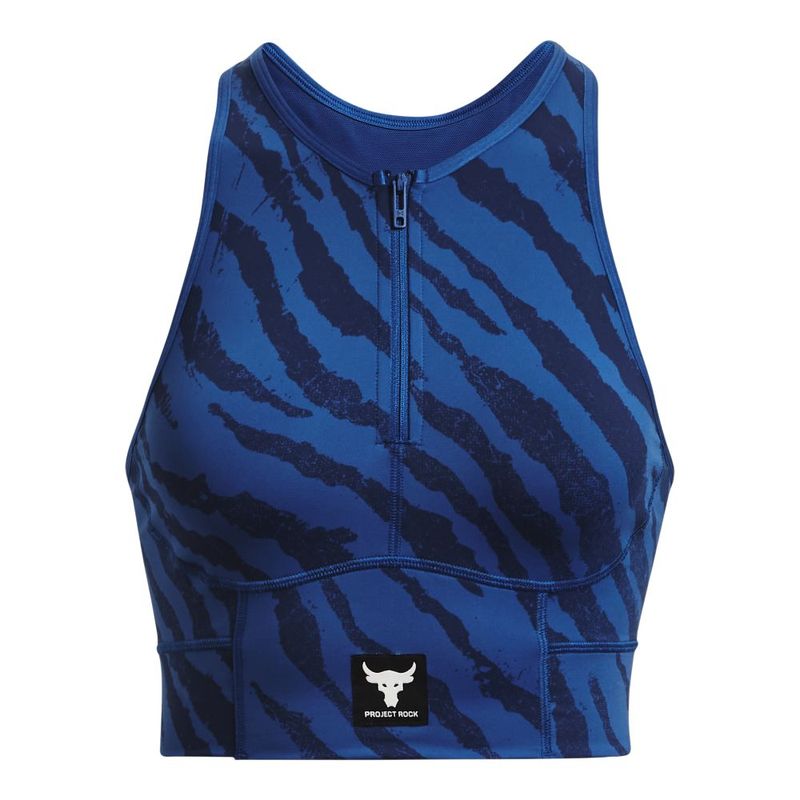 Top-under-armour-para-mujer-Pjt-Rck-Mrdian-Pt-Zip-Tnk-Tg-Blu-para-entrenamiento-color-azul.-Frente-Sin-Modelo