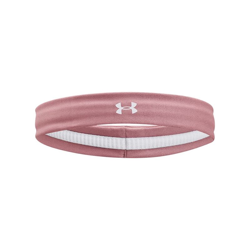Banda-under-armour-para-mujer-Ua-Play-Up-Headband-para-entrenamiento-color-rosado.-Frente-Sin-Modelo