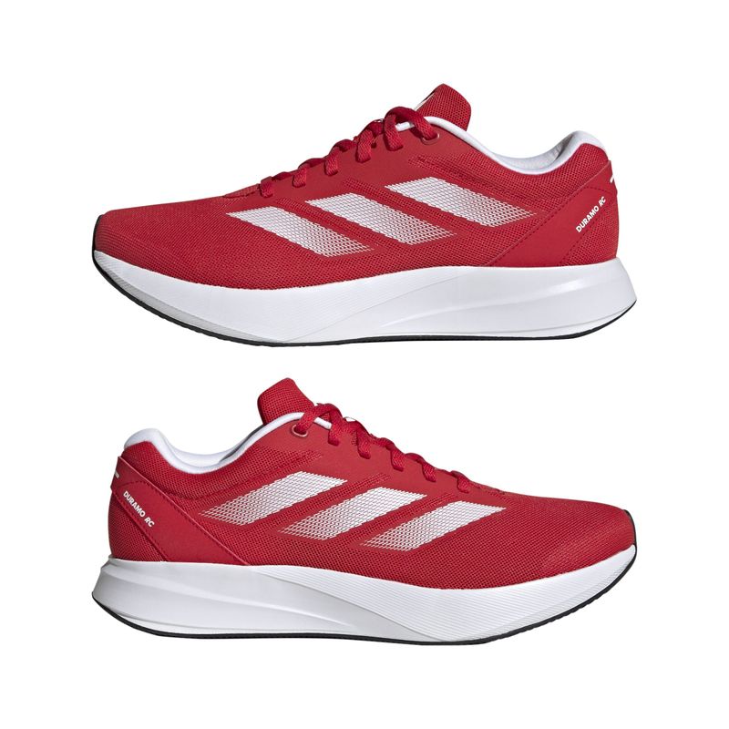 Tenis-adidas-para-hombre-Duramo-Rc-U-para-correr-color-blanco.-Par-Laterales