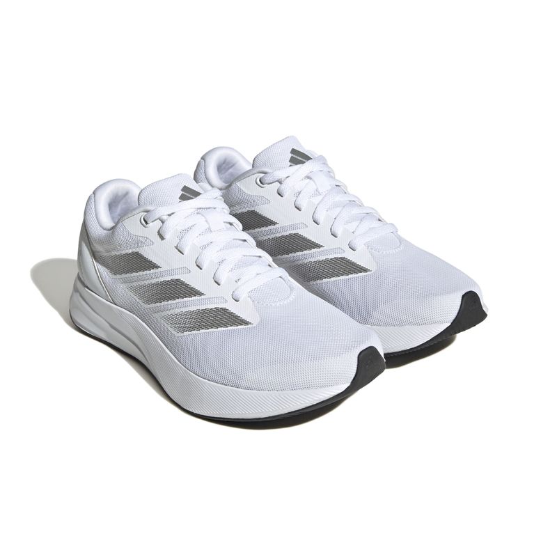 Tenis-adidas-para-mujer-Duramo-Rc-W-para-correr-color-blanco.-Par-Alineados