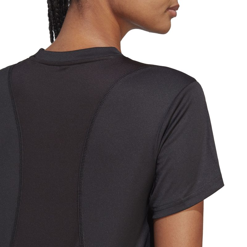 Camiseta-Manga-Corta-adidas-para-mujer-Run-It-Tee-para-correr-color-negro.-Detalle-2