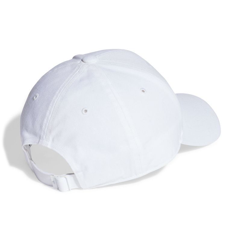 Gorra-adidas-para-hombre-Bball-Cap-Cot-para-entrenamiento-color-blanco.-Reverso-Sin-Modelo