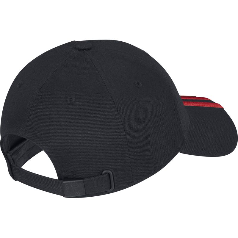Gorra-adidas-para-hombre-Mufc-Bb-Cap-H-para-futbol-color-negro.-Reverso-Sin-Modelo