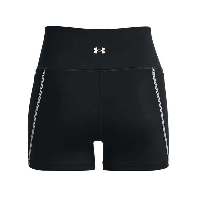 Pantaloneta-under-armour-para-mujer-Pjt-Rock-Meridian-Short-para-entrenamiento-color-negro.-Reverso-Sin-Modelo