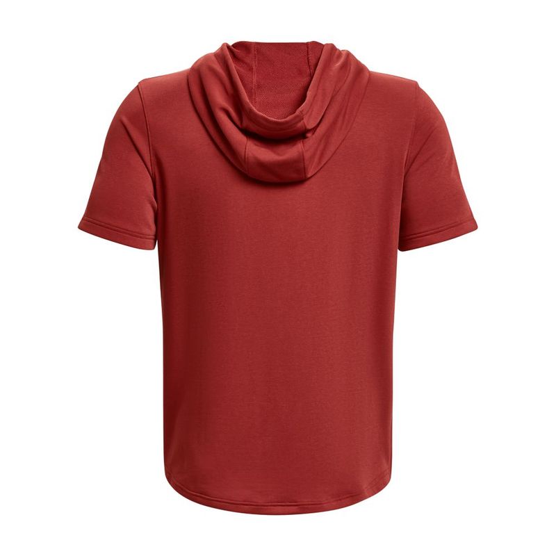 Hoodie-under-armour-para-hombre-Pjt-Rock-Terry-Ss-Hd-para-entrenamiento-color-rojo.-Reverso-Sin-Modelo