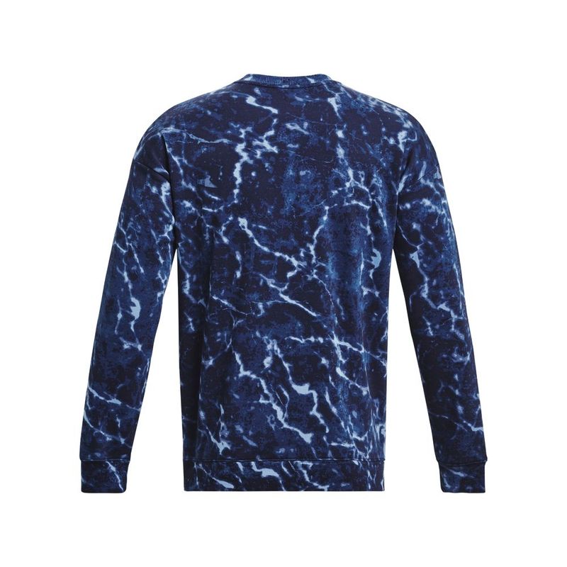 Buzo-under-armour-para-hombre-Pjt-Rock-Rival-Fleece-Crew-para-entrenamiento-color-azul.-Reverso-Sin-Modelo