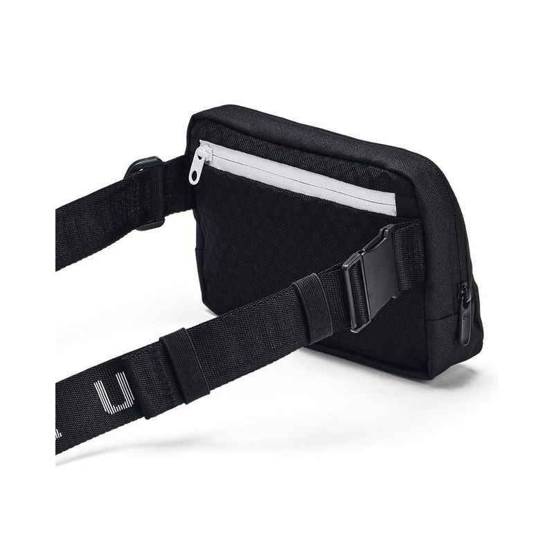Canguro-under-armour-unisex-Ua-Loudon-Waist-Bag-Xbody-para-entrenamiento-color-negro.-Reverso-Sin-Modelo