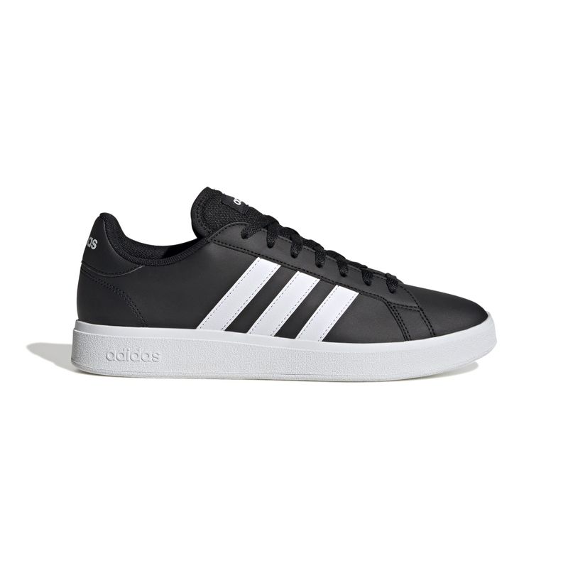 Tenis-adidas-para-hombre-Grand-Court-Base-2.0-para-moda-color-negro.-Lateral-Externa-Derecha
