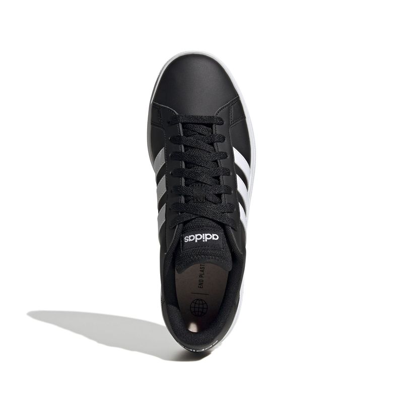 Tenis-adidas-para-hombre-Grand-Court-Base-2.0-para-moda-color-negro.-Capellada