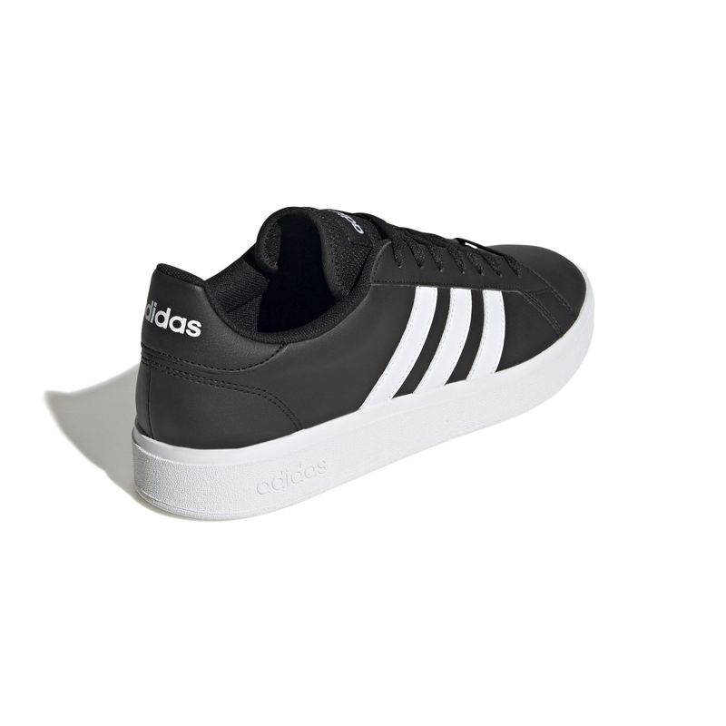 Tenis-adidas-para-hombre-Grand-Court-Base-2.0-para-moda-color-negro.-Talon