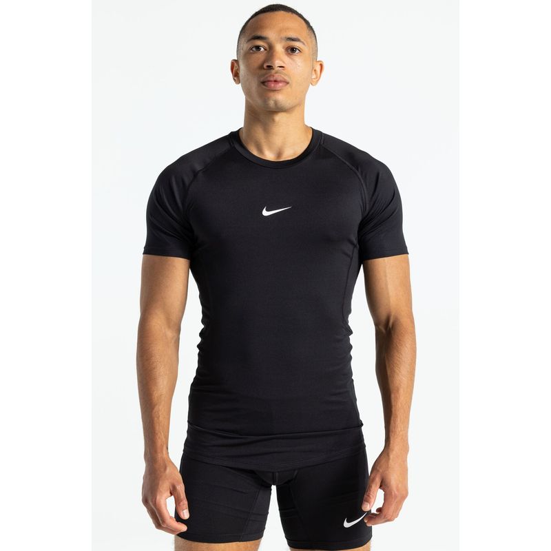 Camiseta-Manga-Corta-nike-para-hombre-M-Np-Df-Tight-Top-Ss-para-entrenamiento-color-blanco.-Detalle-3
