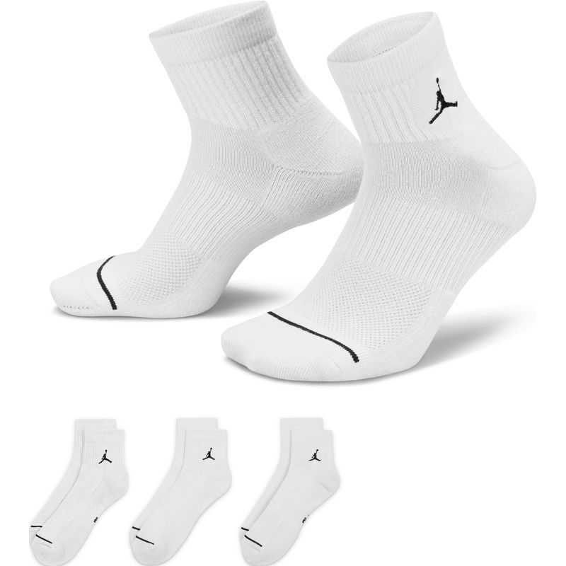 Medias-nike-para-hombre-U-J-Everyday-Cush-Poly-Ankle-3-para-moda-color-blanco.-Frente-Sin-Modelo