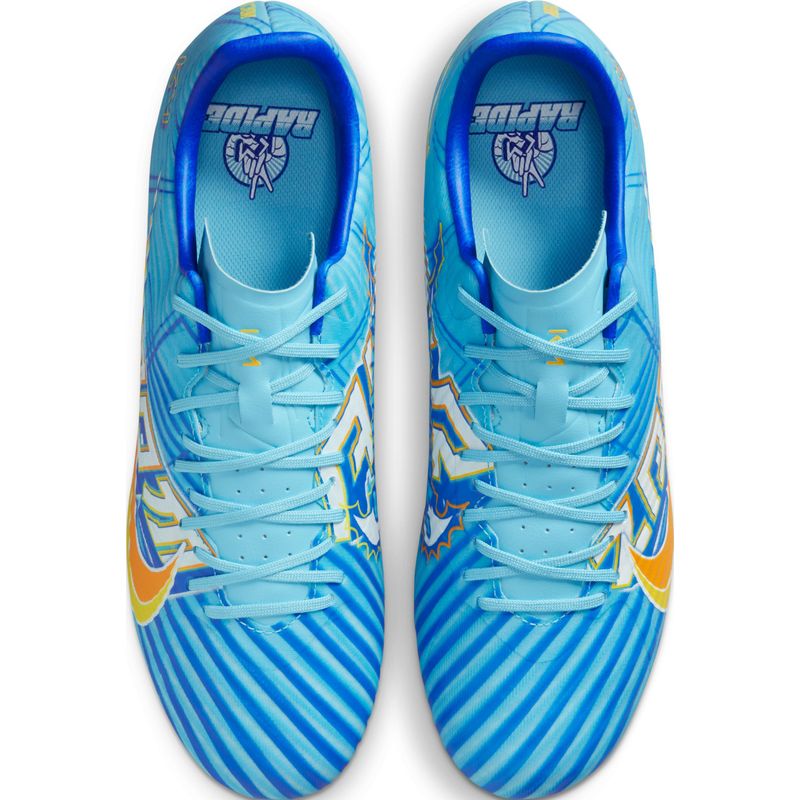 Guayos-nike-para-hombre-Zoom-Vapor-15-Academy-Km-Fg-Mg-para-futbol-color-azul.-Capellada
