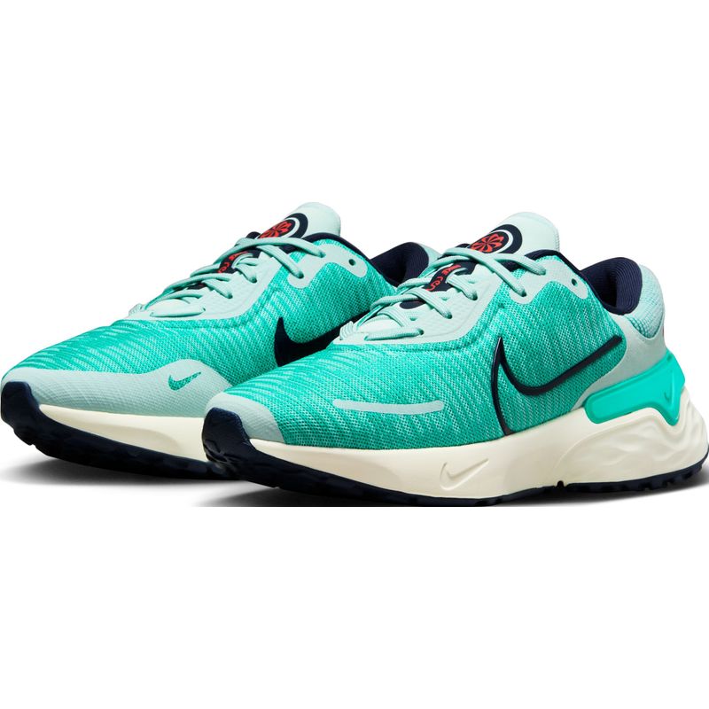 Tenis-nike-para-mujer-W-Nike-Renew-Run-4-para-correr-color-verde.-Par-Alineados