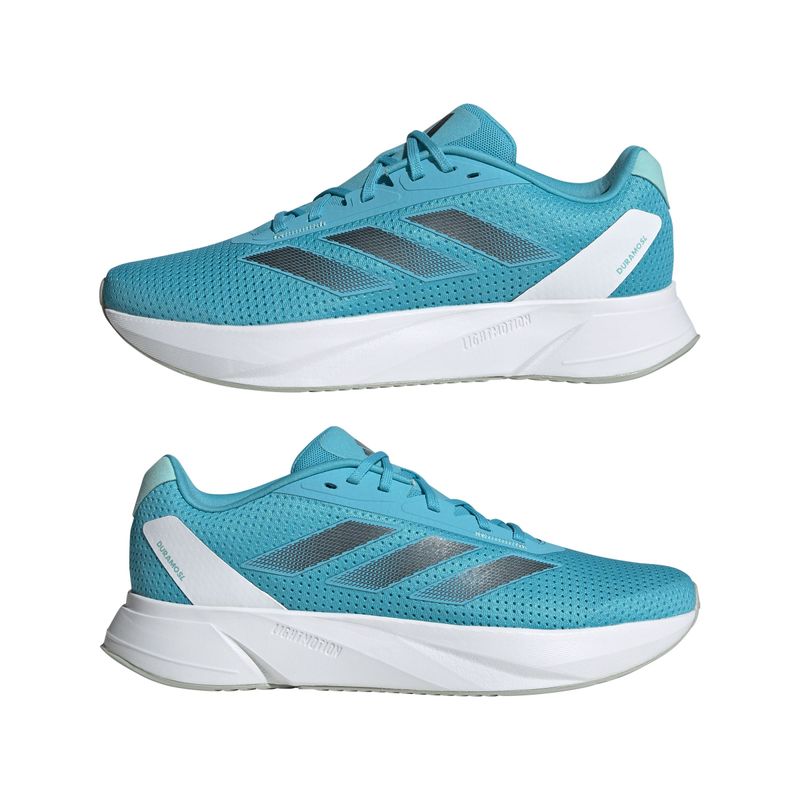Tenis-adidas-para-hombre-Duramo-Sl-M-para-correr-color-azul.-Par-Laterales