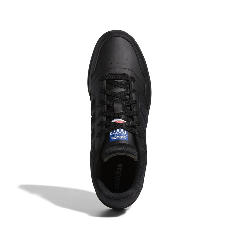 Tenis-adidas-para-hombre-Hoops-3.0-para-moda-color-negro.-Capellada