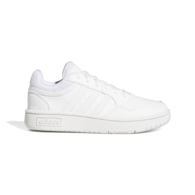 Tenis-adidas-para-niño-Hoops-3.0-K-para-moda-color-blanco.-Lateral-Externa-Derecha
