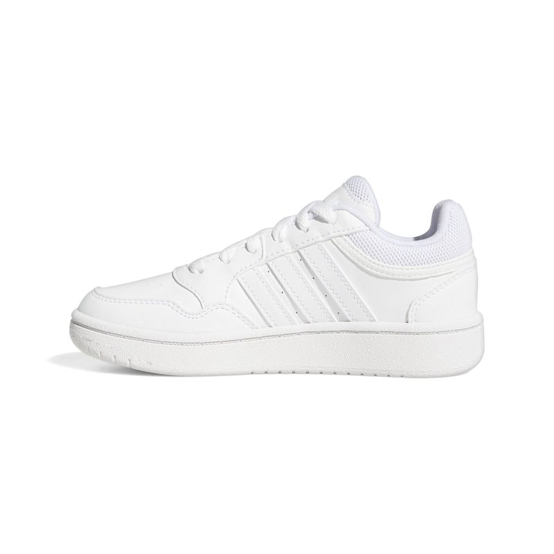 Tenis-adidas-para-niño-Hoops-3.0-K-para-moda-color-blanco.-Lateral-Interna-Izquierda
