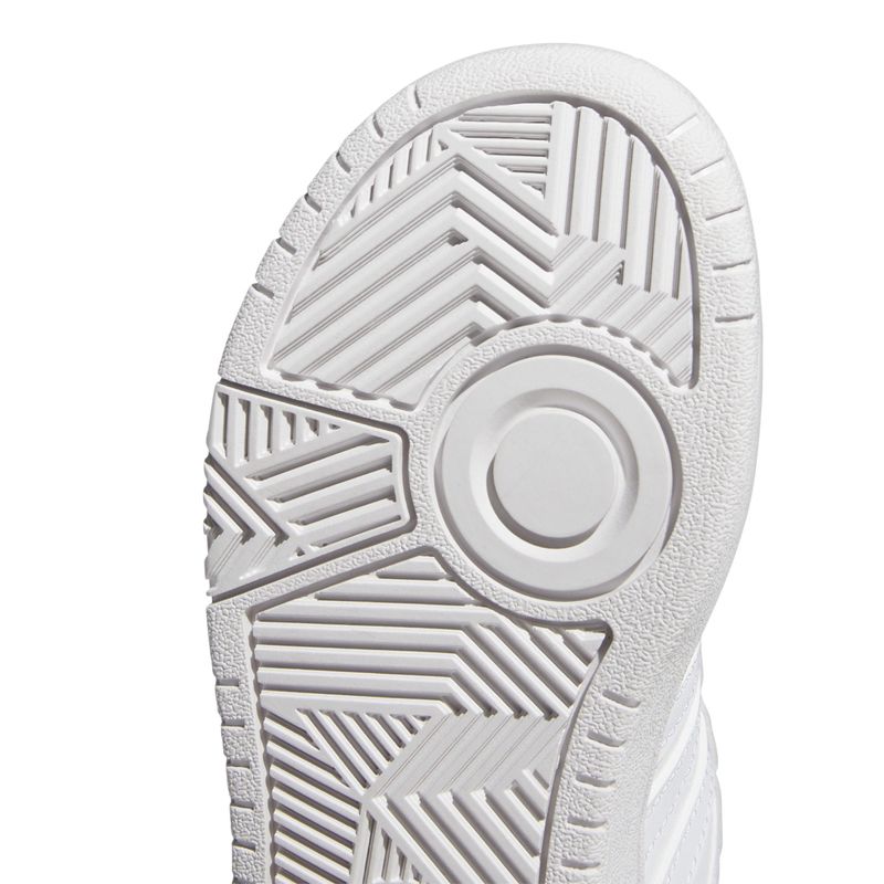 Tenis-adidas-para-niño-Hoops-3.0-K-para-moda-color-blanco.-Detalle-2