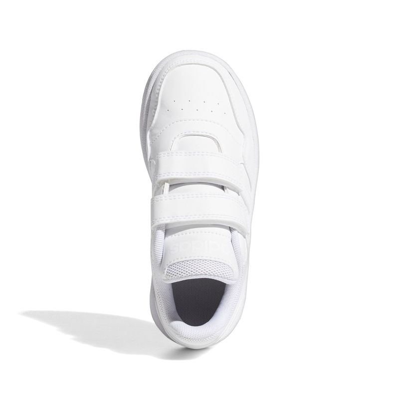 Tenis-adidas-para-niño-Hoops-3.0-Cf-C-para-moda-color-blanco.-Capellada