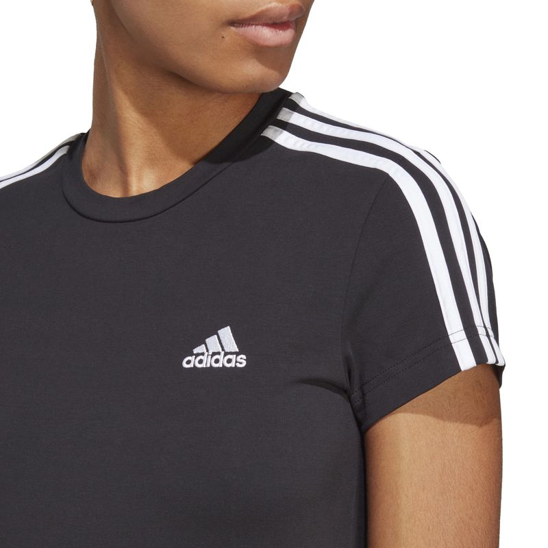 Falda-adidas-para-mujer-W-3S-Fit-T-Dr-para-moda-color-negro.-Detalle-3