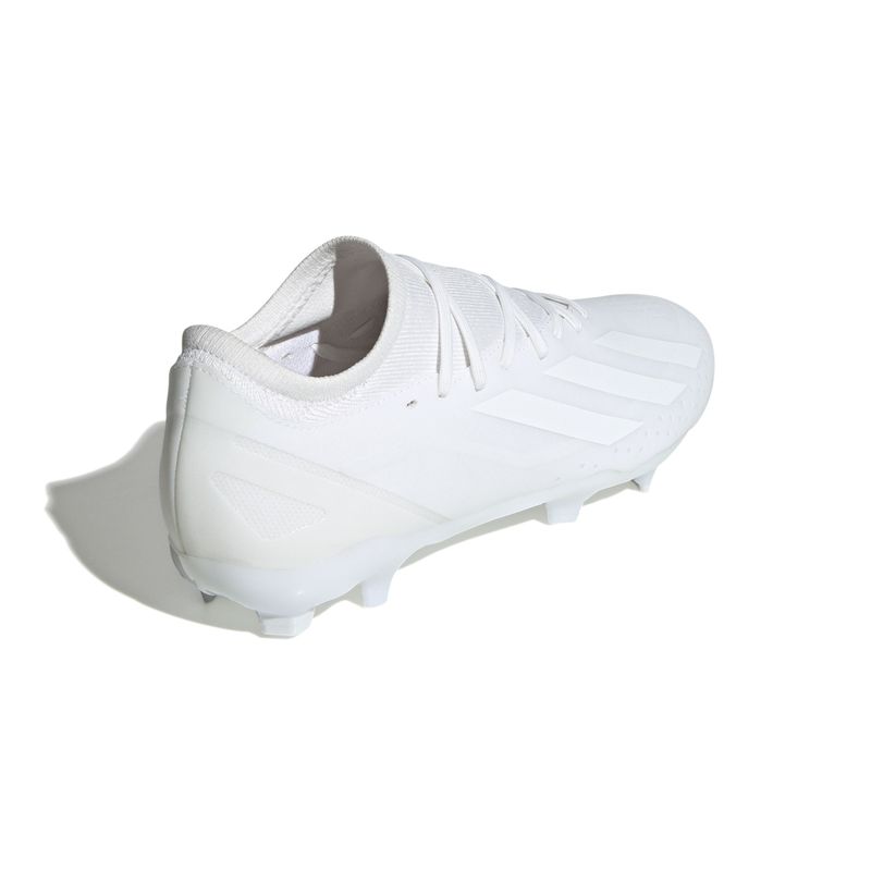 Guayos-adidas-unisex-X-Crazyfast.3-Fg-para-futbol-color-blanco.-Talon