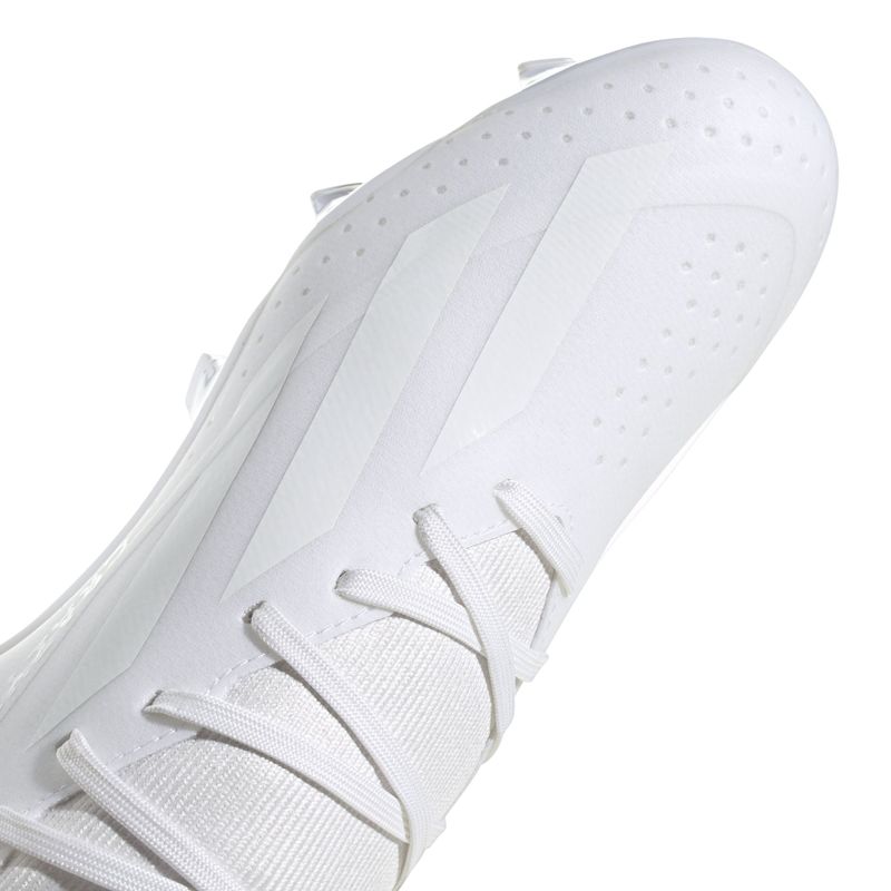 Guayos-adidas-unisex-X-Crazyfast.3-Fg-para-futbol-color-blanco.-Detalle-2