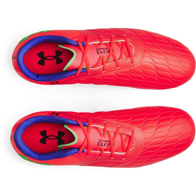 Guayos-under-armour-para-hombre-Ua-Clone-Magnetico-Pro3.0-Fg-para-futbol-color-rojo.-Capellada