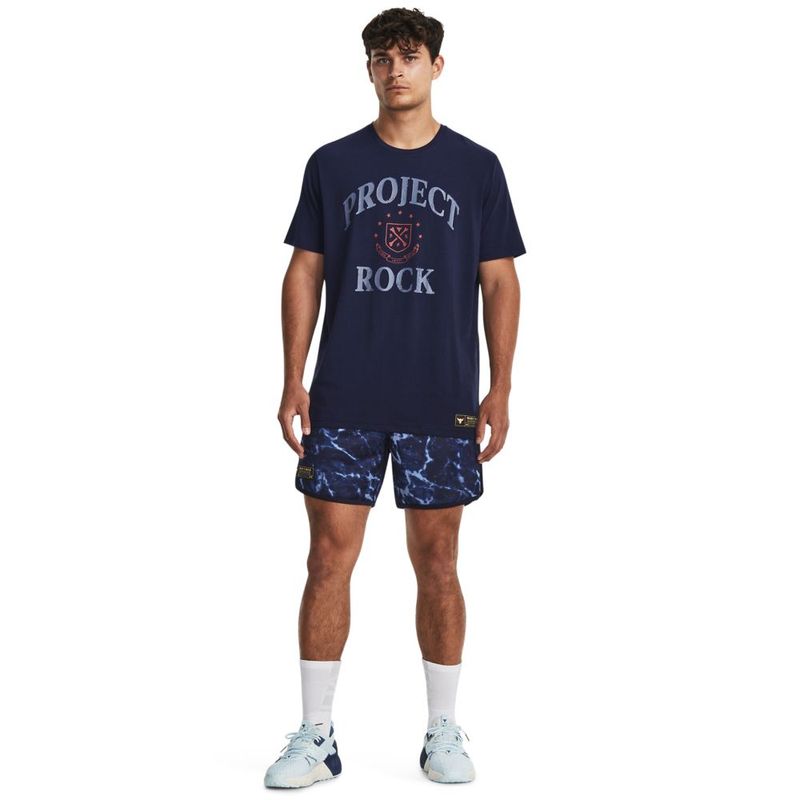 Camiseta-Manga-Corta-under-armour-para-hombre-Ua-Pjt-Rock-St-Ss-para-entrenamiento-color-azul.-Outfit-Completo